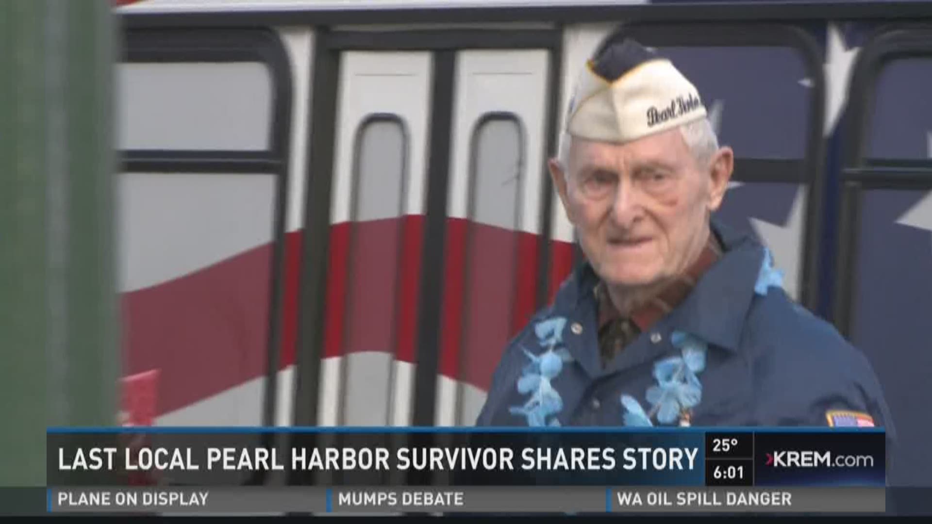Spokane honors last living local Pearl Harbor survivor