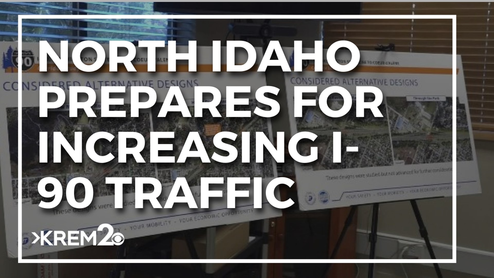 The Idaho Transportation Department is expecting traffic volumes to double by 2045 on I-90 from state line to Coeur d'Alene.