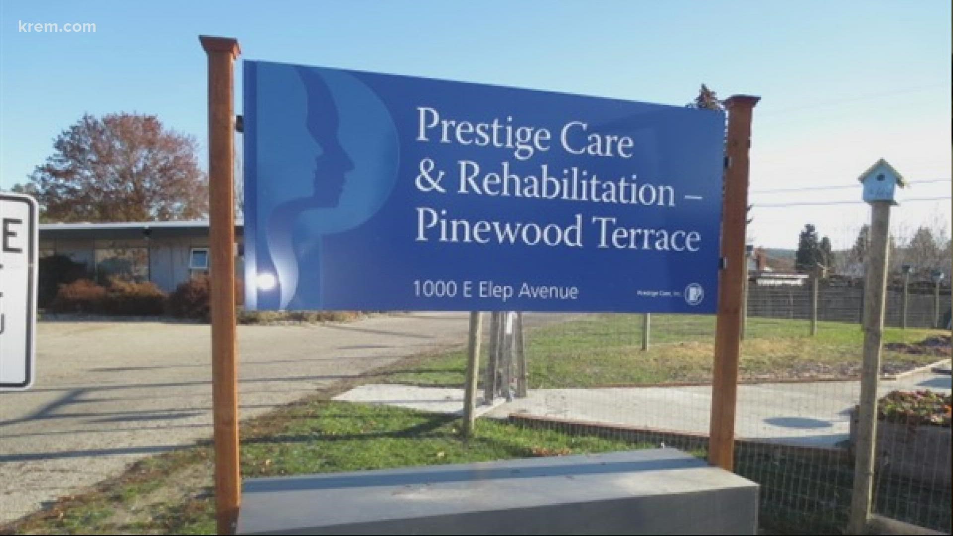 The first case was reported on Aug. 25 and spread quickly and infected 22 staff and 52 residents and Pinewood Terrace Nursing Center.