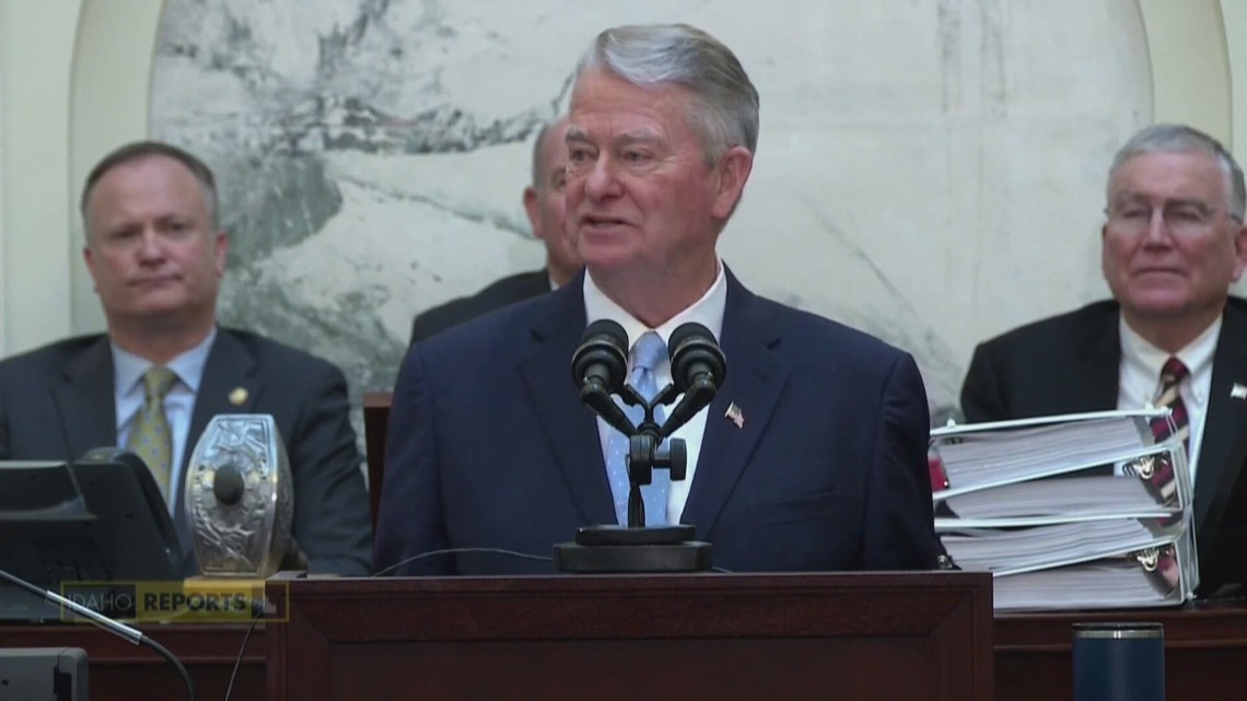 Idaho governor vetoes five bills after session adjourns