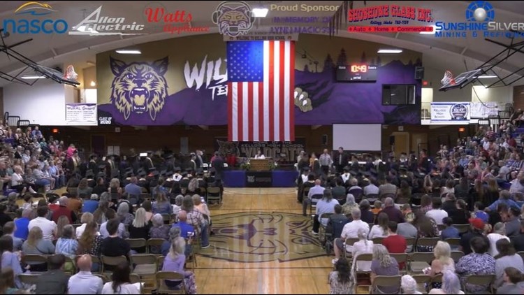 Kellogg High School graduation takes place Saturday after initial postponement