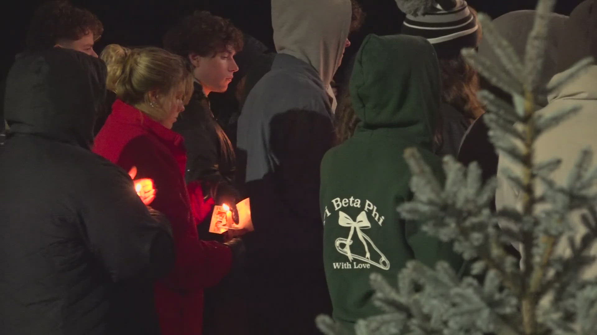 ​Wednesday night, hundreds of students gathered at the Vandal Healing Garden to reflect on the tragic loss.