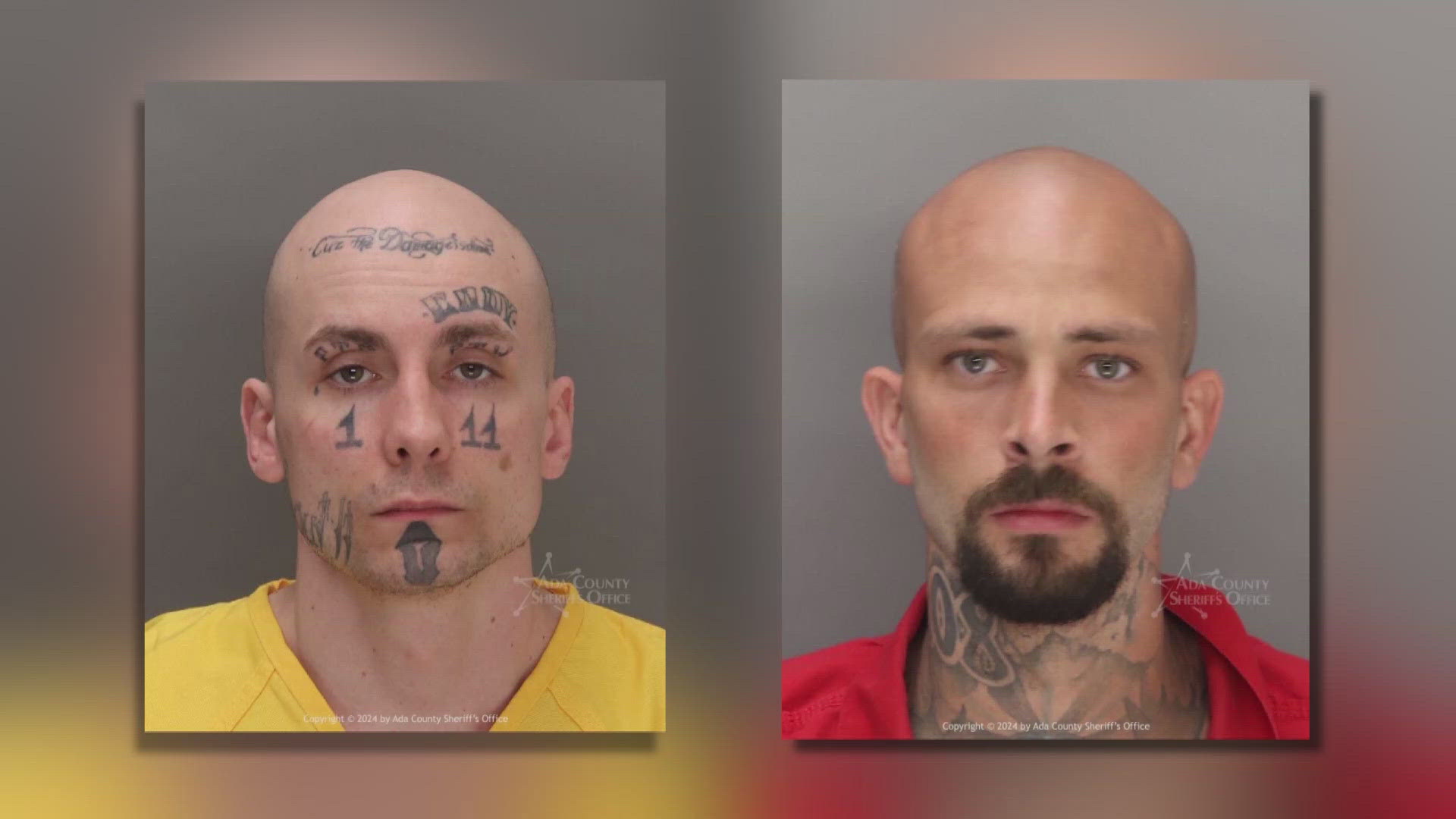 Two Idaho inmates charged with a connection to an ambush have been indicted on murder charges.