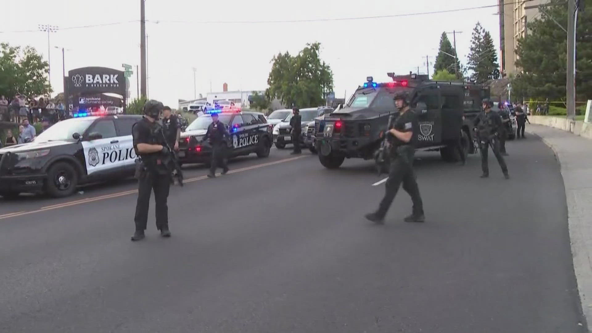 Here is what we know right now following Wednesday night's ICE protest in downtown Spokane.