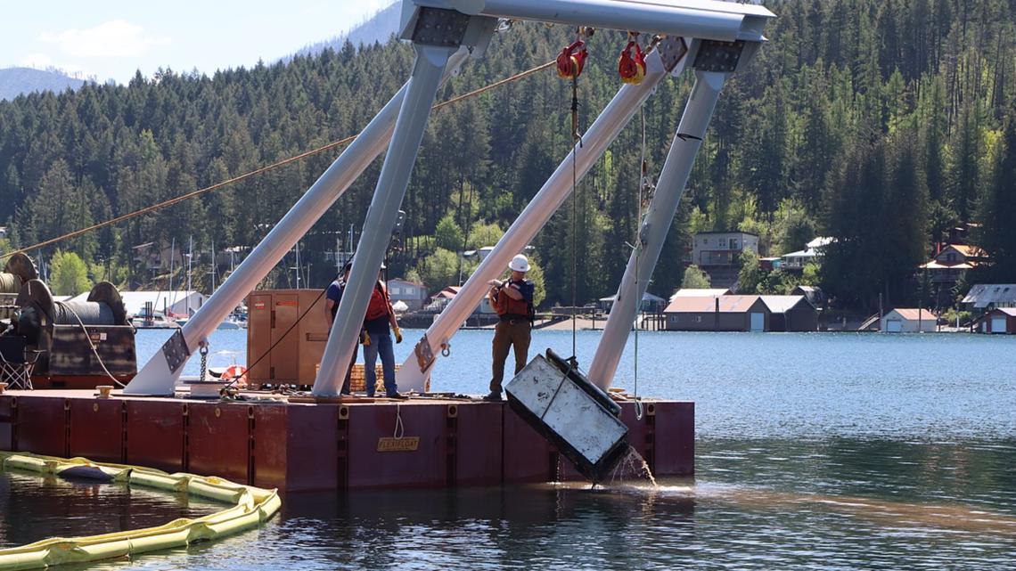 Cleanup on Lake Pend Oreille restores kokanee habitat