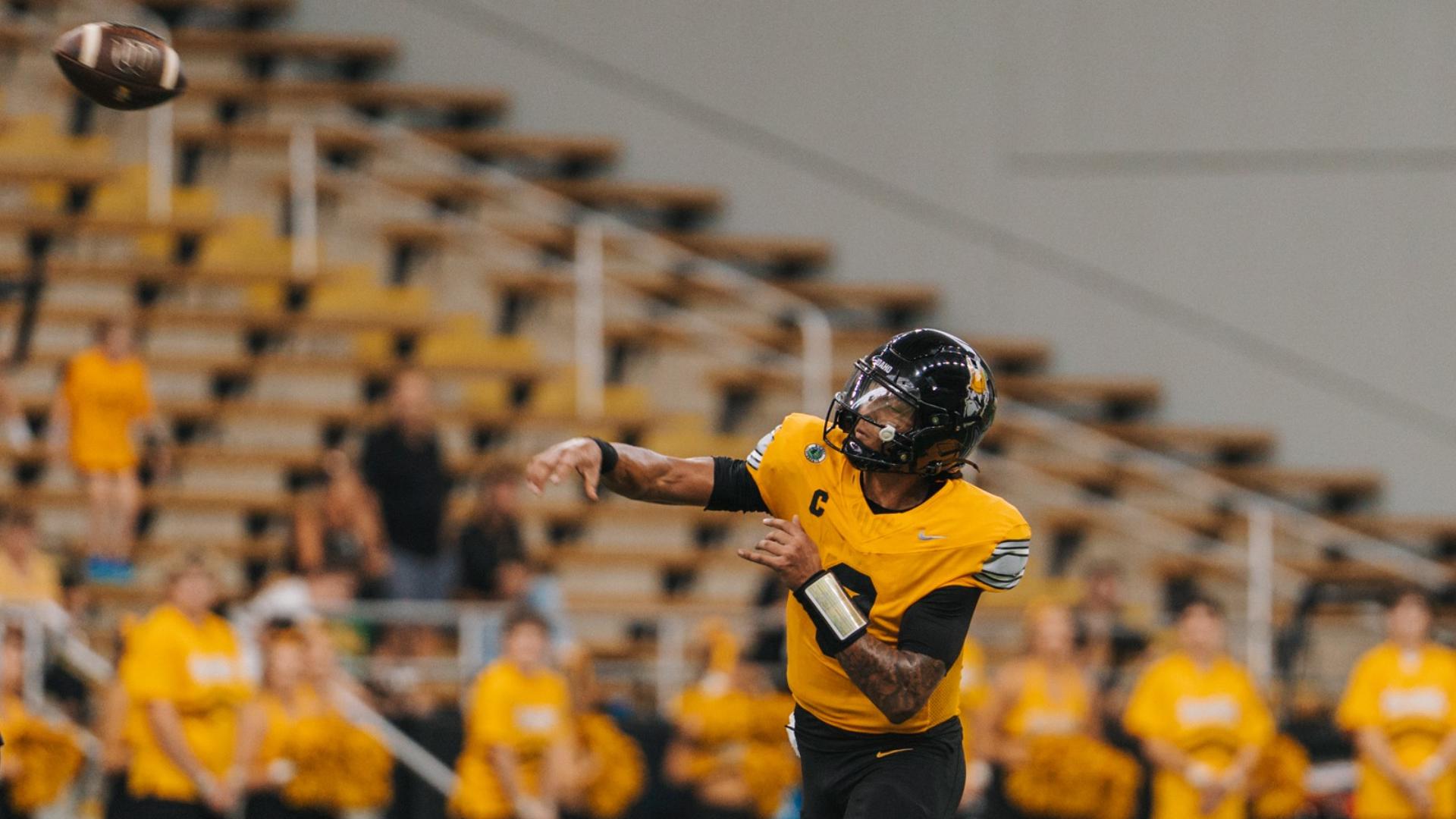 Running back Art Williams rushed for 146 yards on 16 carries and quarterback Joshua Wood rushed for 92 yards and a touchdown on 11 attempts in Idaho’s 20-6 win