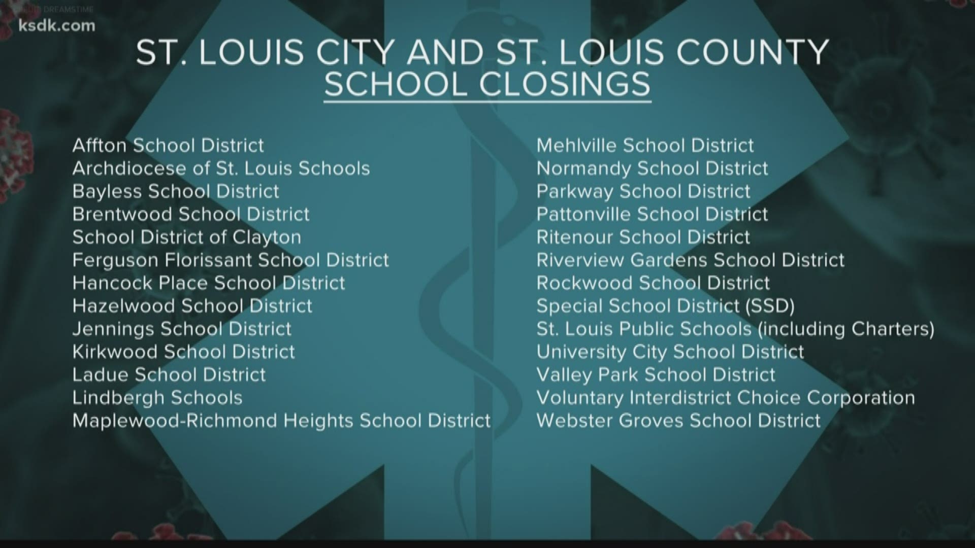 Coronavirus: St. Louis area schools to close starting Wednesday | 0