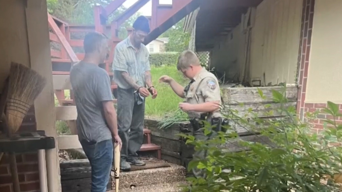 Arkansas family finds stranger living in their basement