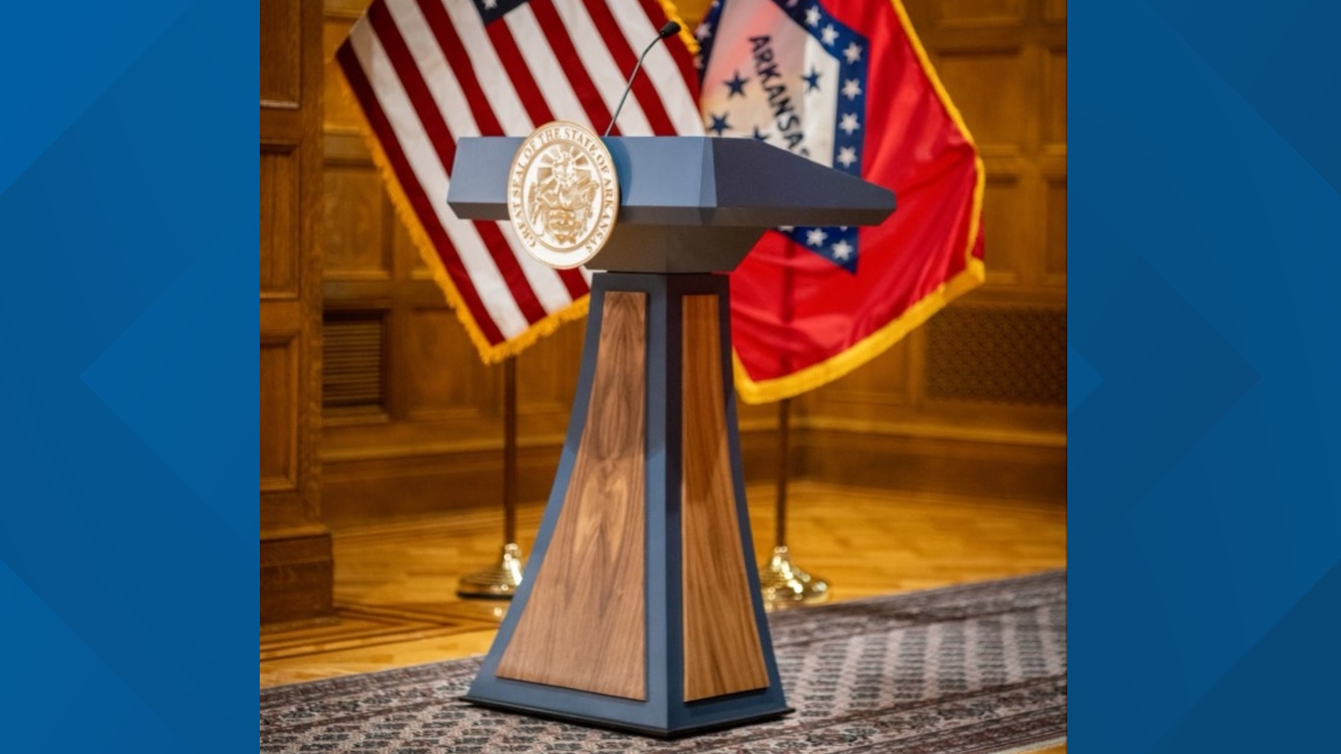 Arkansas governors' $19,000 lectern remains out of sight | ktvb.com