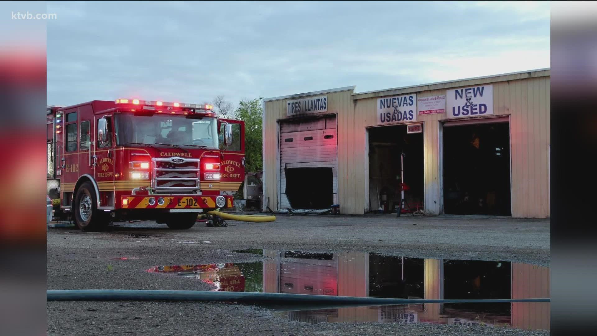 Around 4:30 a.m., the department received reports of smoke in the area. Once crews responded, they found the structure on fire and began efforts to suppress it.