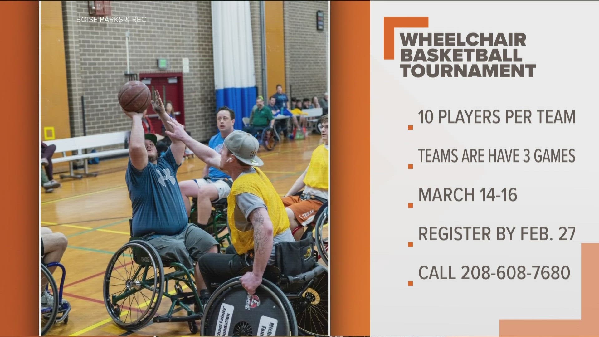 The tournament helps raise funds to adaptive athletes in Idaho.