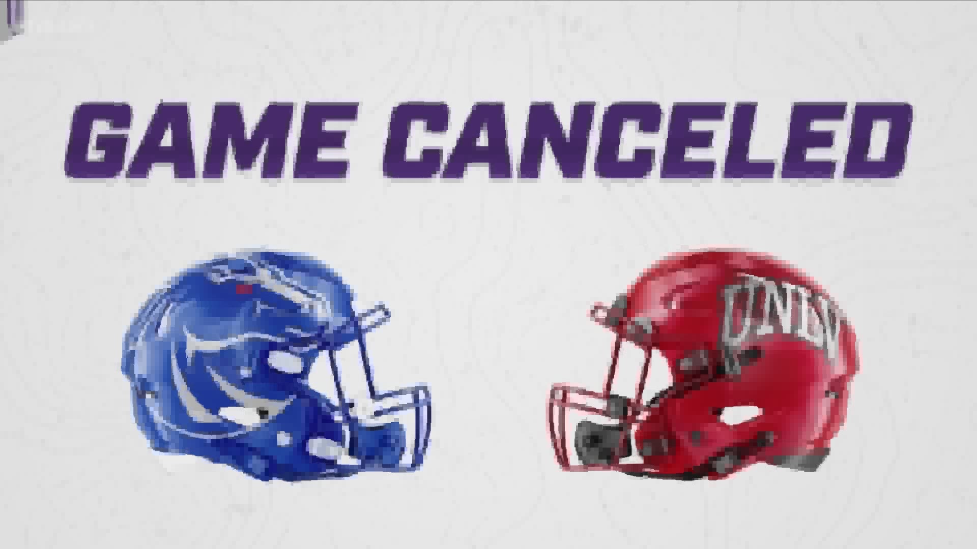 The Mountain West Conference released a joint statement Wednesday night announcing the cancelation of Friday's game.