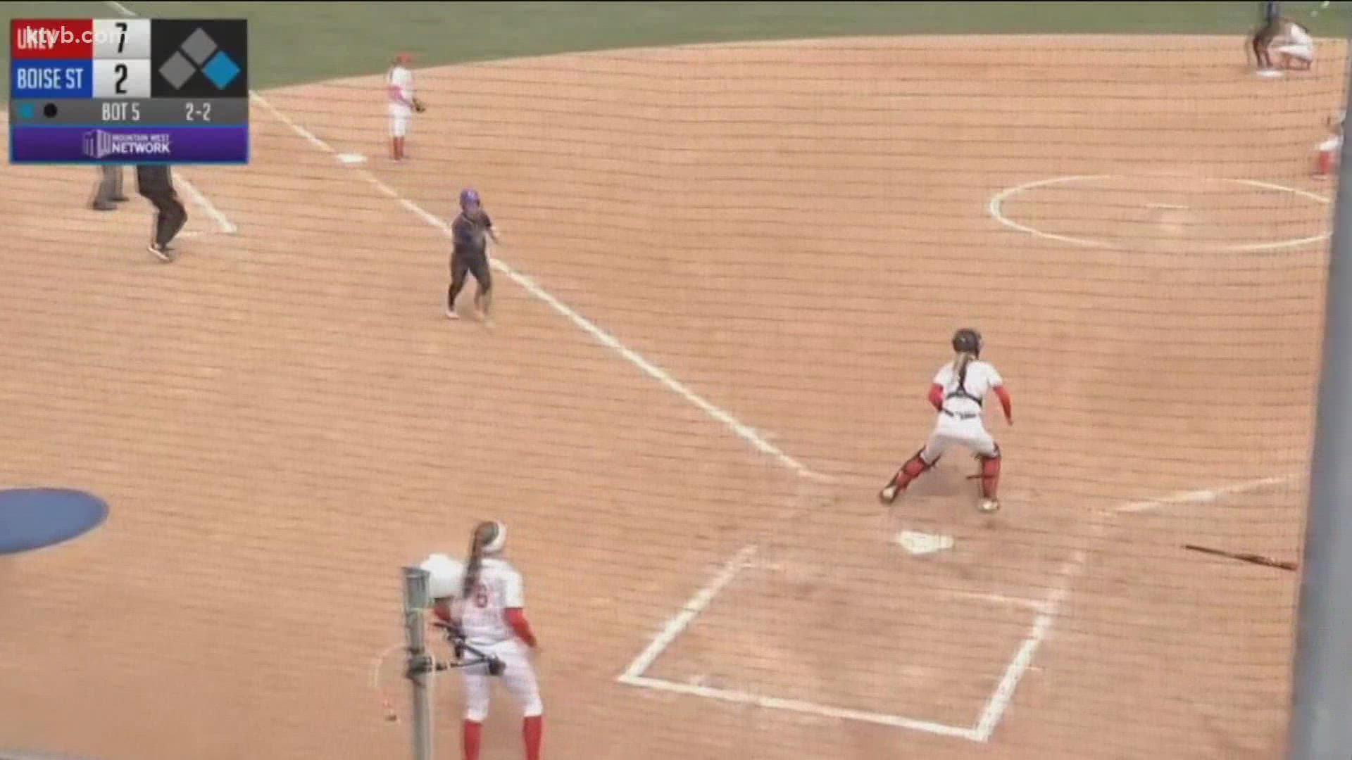 The Boise State girl's softball team hoped to defeat UNLV this afternoon, but lost 8-5. The Broncos are back home Tuesday and will go up against Idaho State.