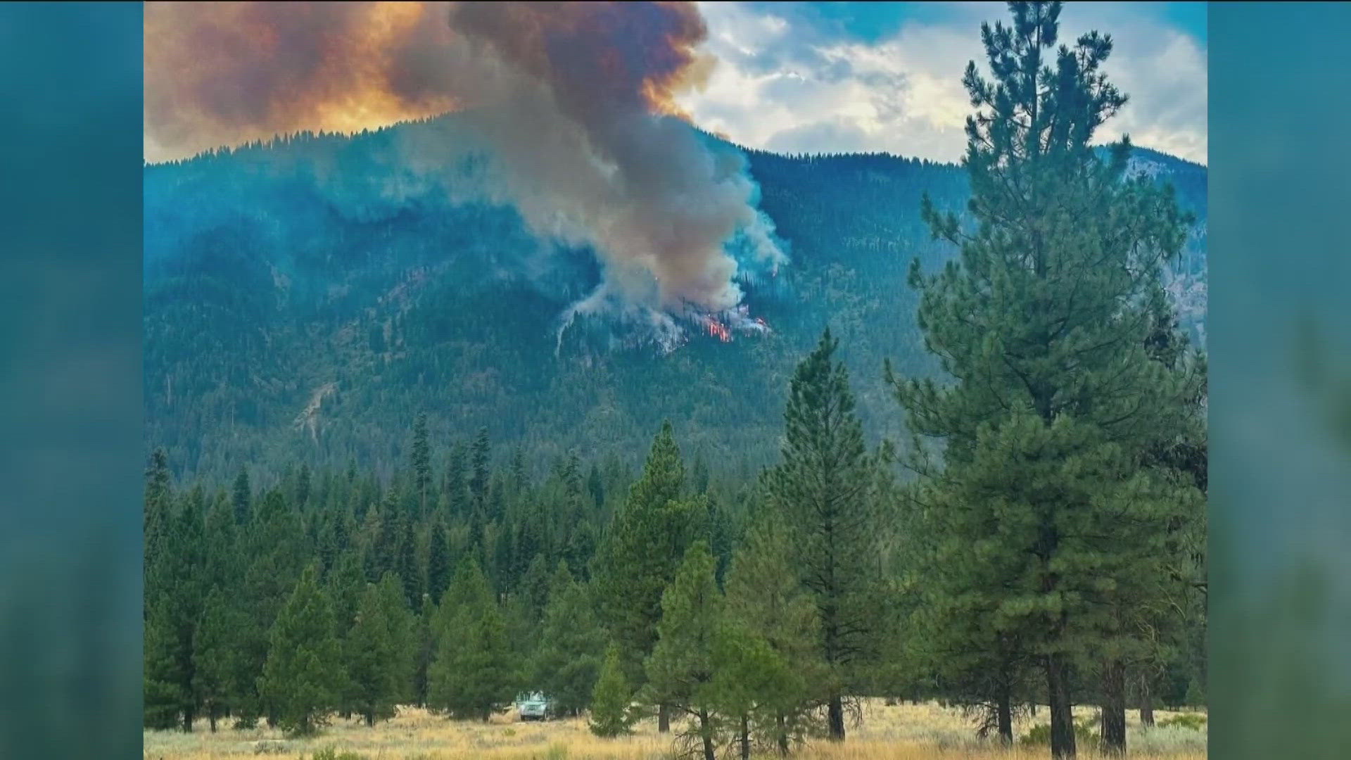 The Flat Fire has burned an estimated 3,641 acres and is 14% contained. The Wapiti Fire has burned more than 9,000 acres and is 10% contained.