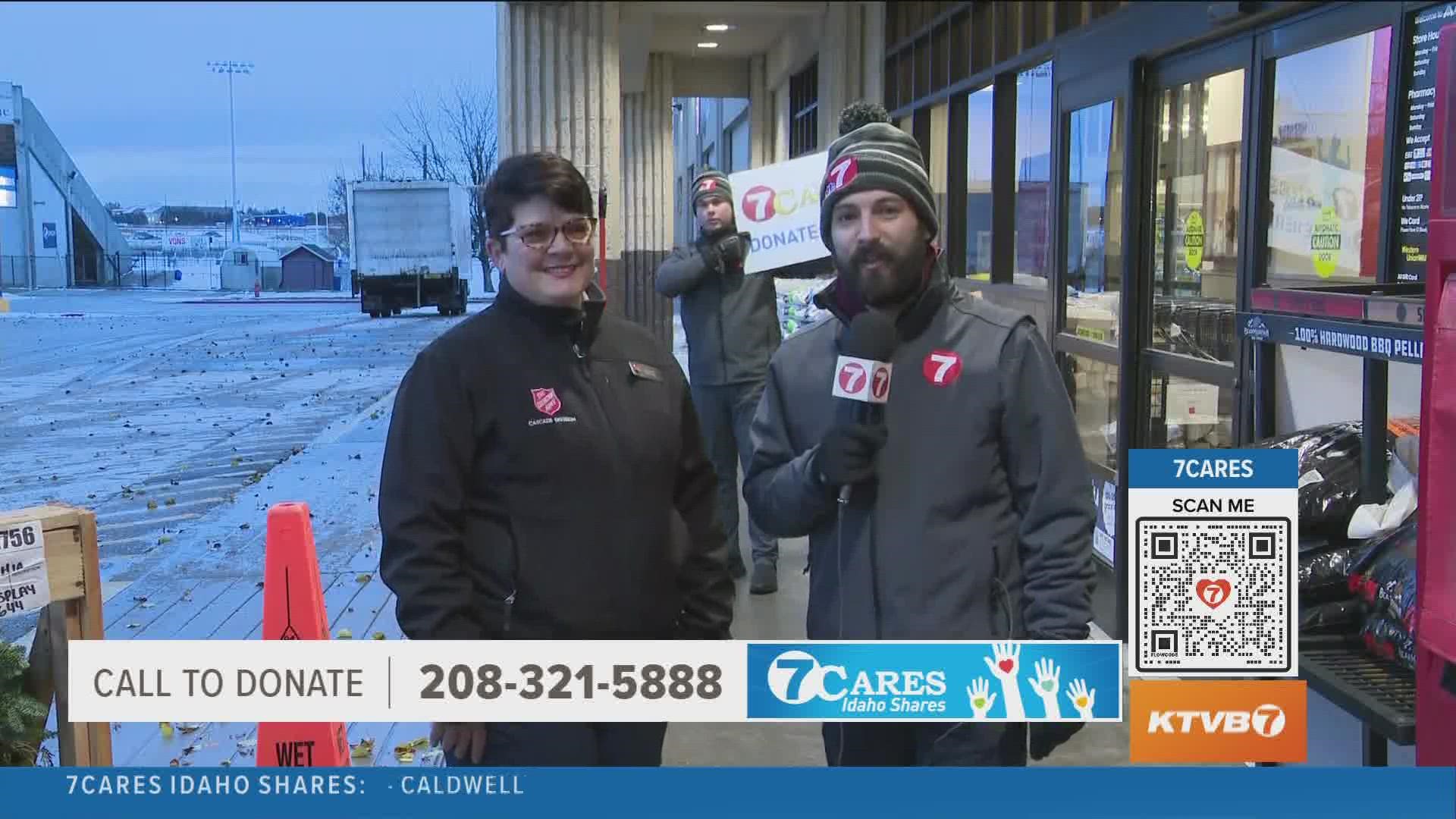 Salvation Army of Caldwell benefits from 7Cares Idaho Shares.
