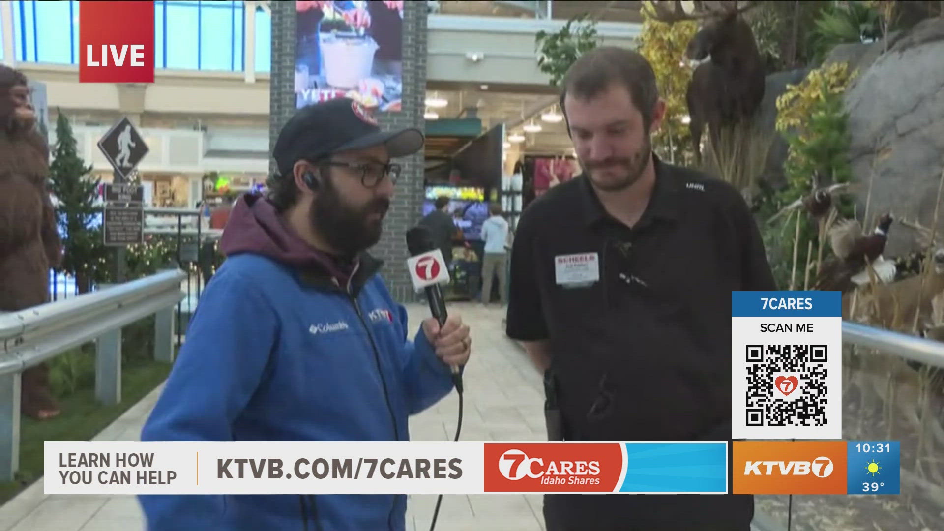 Scheels is accepting donations for 7 Cares until 5 p.m. on 12/13 for 7 Cares. Join the KTVB team in collecting donations for Idahoans today!