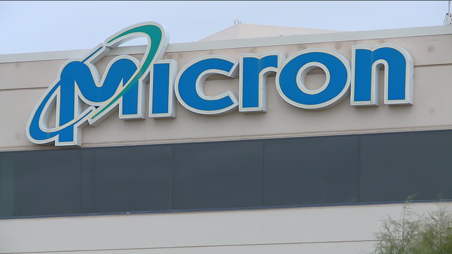 Micron Technology announced Thursday morning that it plans to invest $15 billion through the end of the decade to build the new plant for "leading-edge memory."