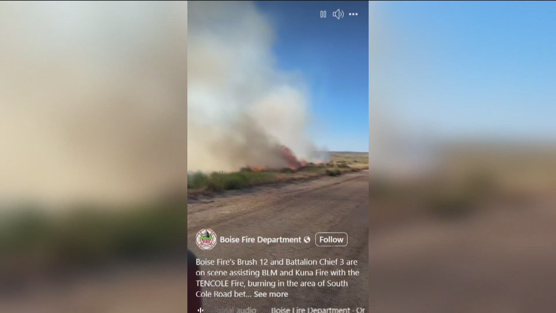 Firefighters expect to contain the fire by Saturday evening.