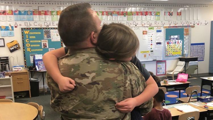 7's Hero: Nampa military dad surprises his kids at school with a ...