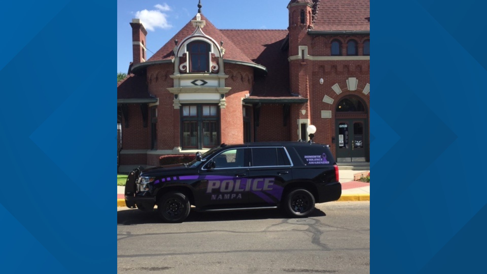 Customized Nampa Police vehicle to raise awareness about domestic