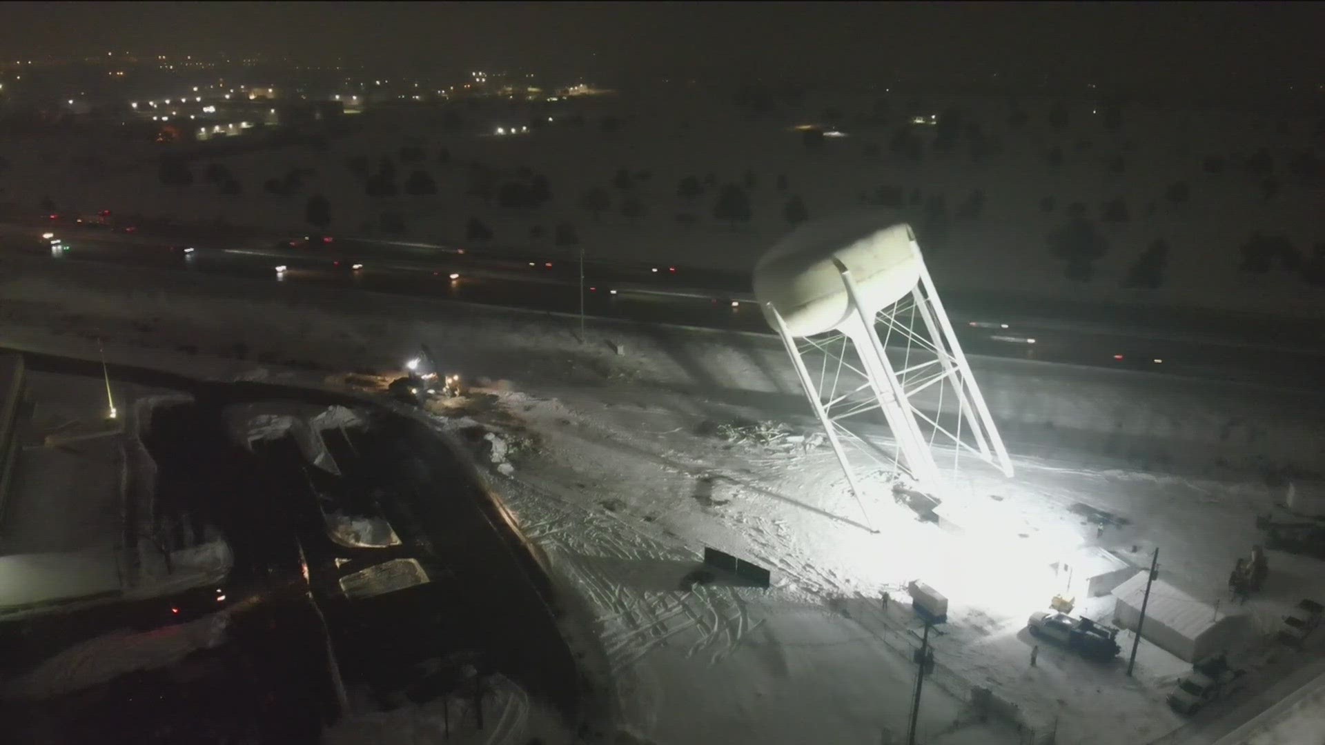 The tower has been painted and maintained for nearly 50 years, but reached the end of its useful life cycle. It was demolished early Friday morning.