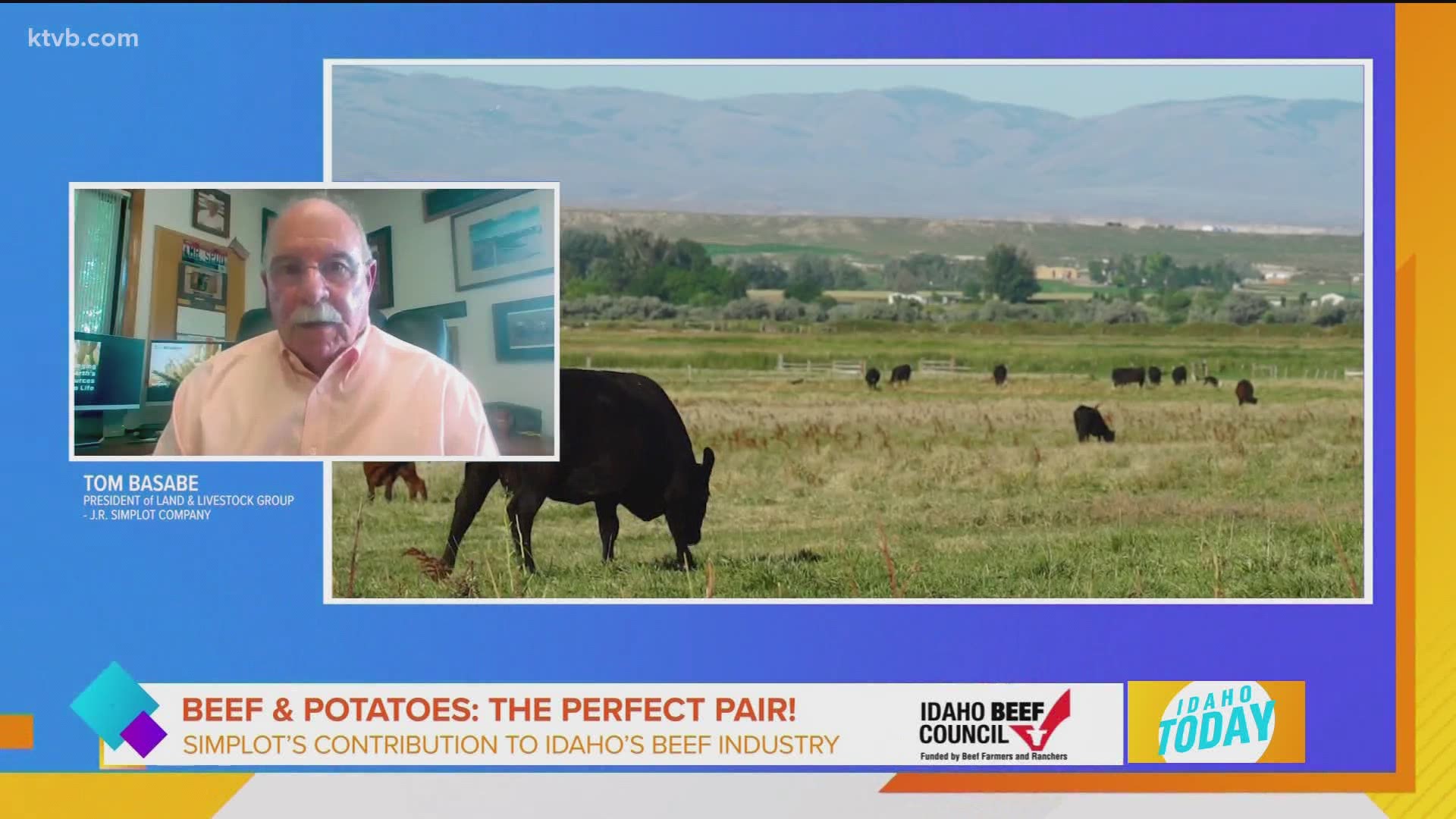 Tom Basabe with Simplot discusses how they contribute to the beef industry in Idaho. Sponsored by Idaho Beef Council.