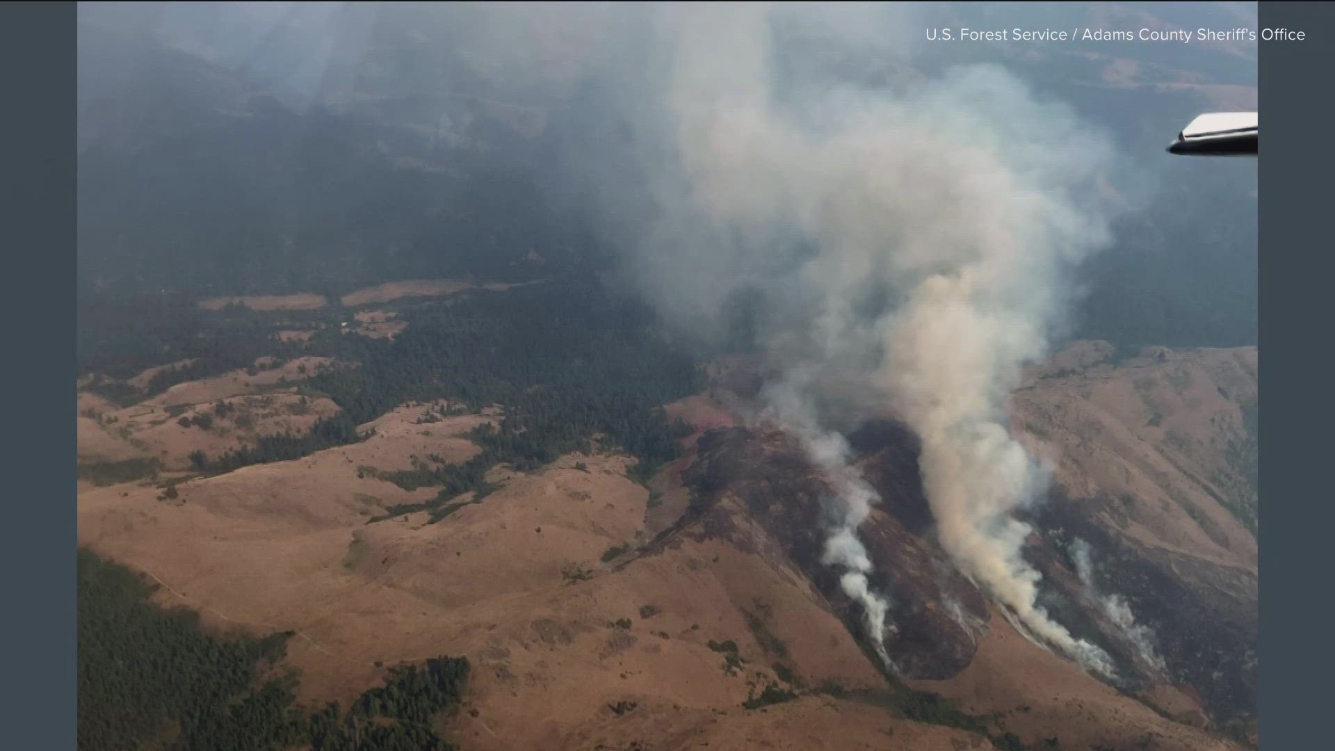 The Adams County Sheriff's Office announced those living in Bear and Wildhorse must evacuate immediately.