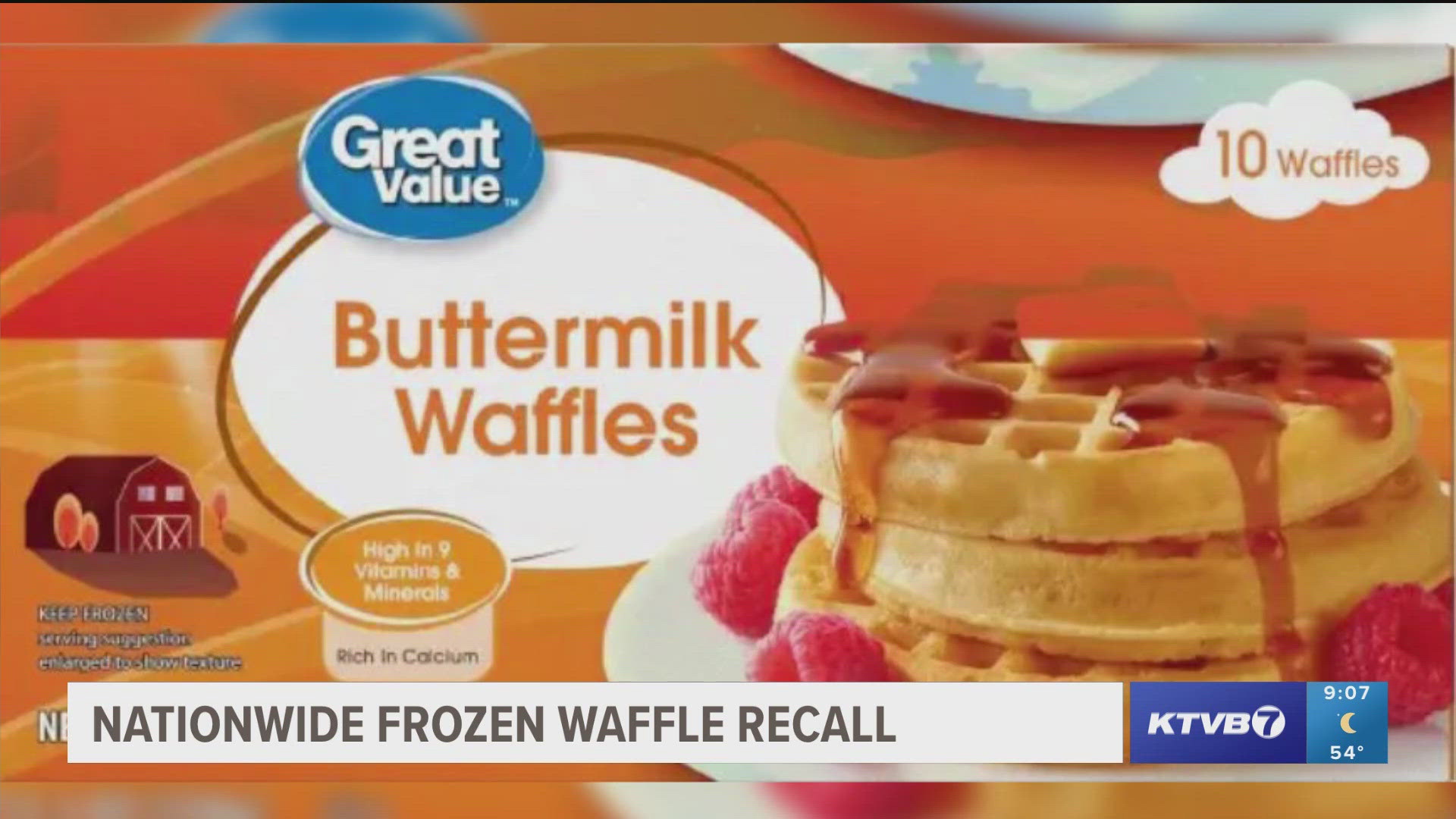 The nationwide recall includes more than 500 types of frozen waffles sold at Target, Walmart and other grocery chains.