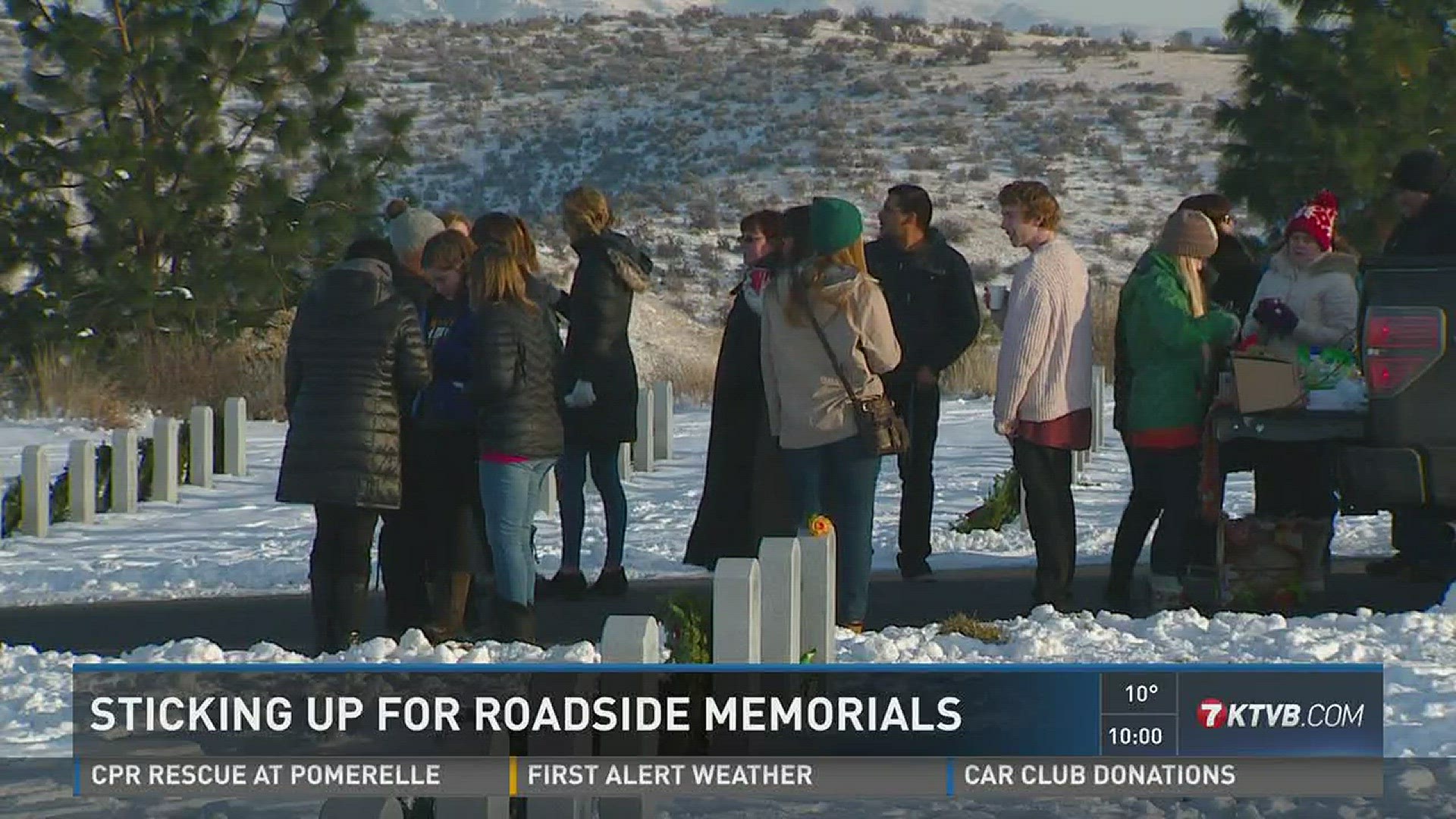 A recent news story focused on a crash survivor who spoke out against roadside memorials. One victim's family is sticking up for the symbols of love.