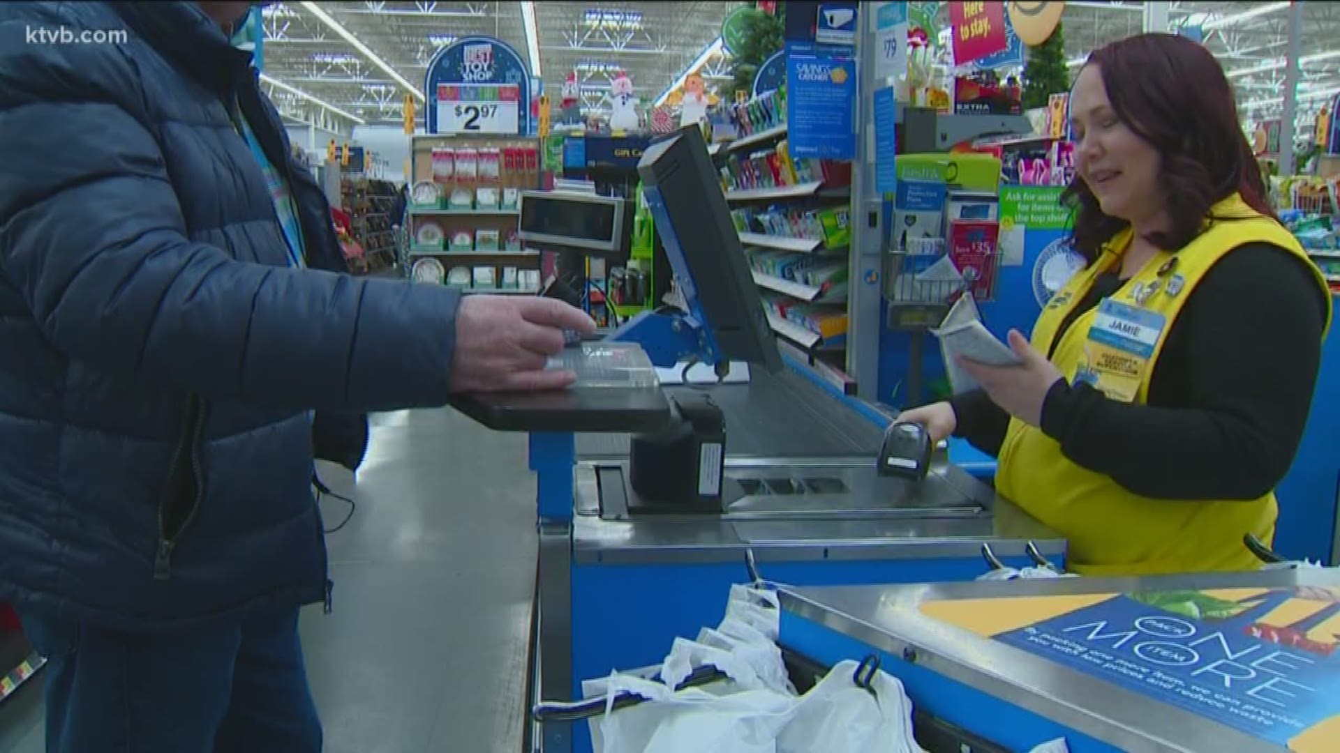For the eighth year in a row, an anonymous man paid off layaway bills for families in need.