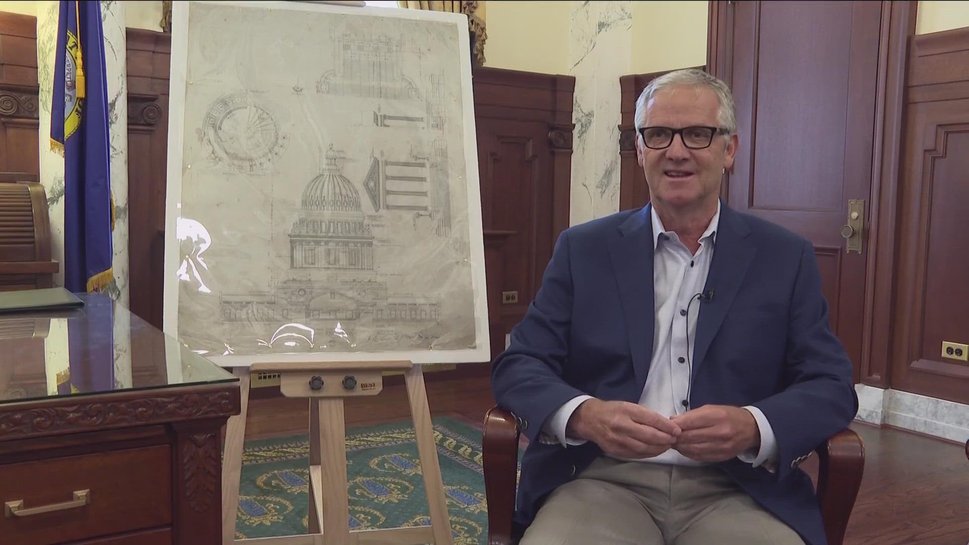 The people over at Hummel Architects are donating all their original drawings of the Idaho State Capitol building directly to the "Idaho State Historical Society."