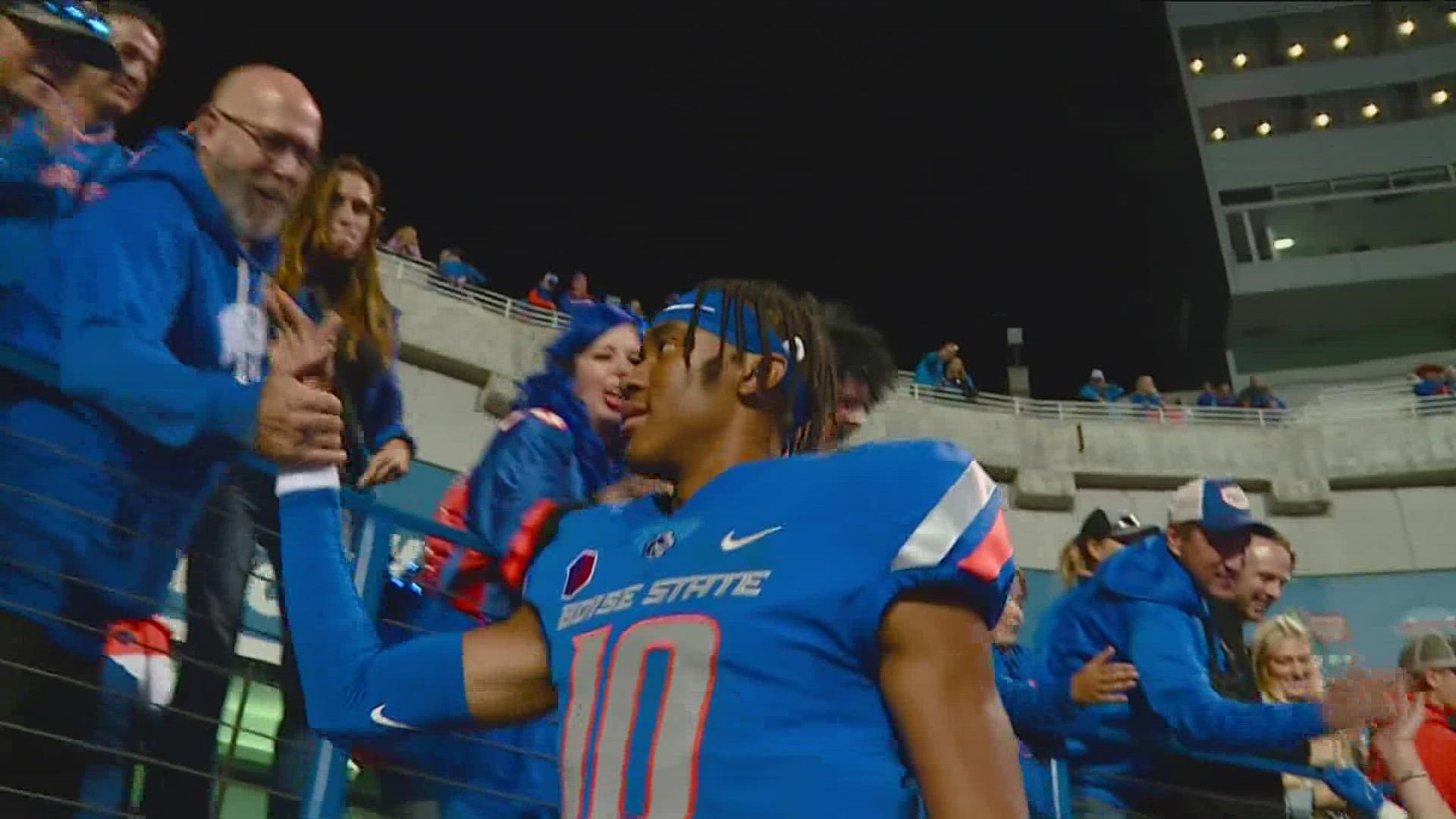 Following Boise State's 35-13 win, DJ Schramm was named Mountain West Defensive Player of the Week and Taylen Green earned Freshman of the Week honors.