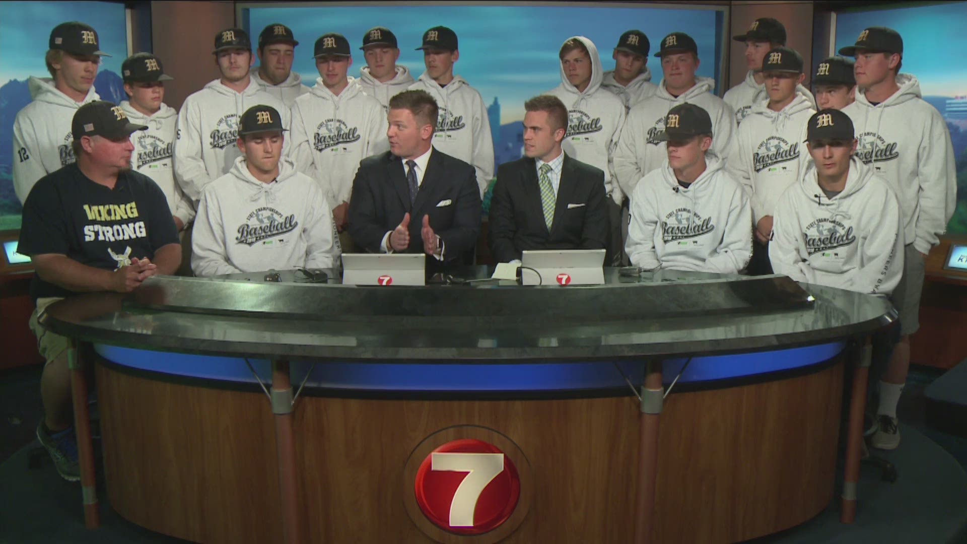 The 2018 4A state basebal champions, the Middleton Vikings, joined Jay Tust and Will Hall on set for Sunday Sports Extra.