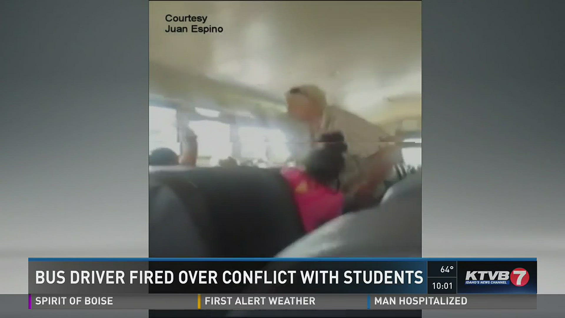 The North Side Bus Company has fired Mary Black, the Jerome school bus driver shown on video pouring water on a student and chastising the student for speaking Spanish on the bus.