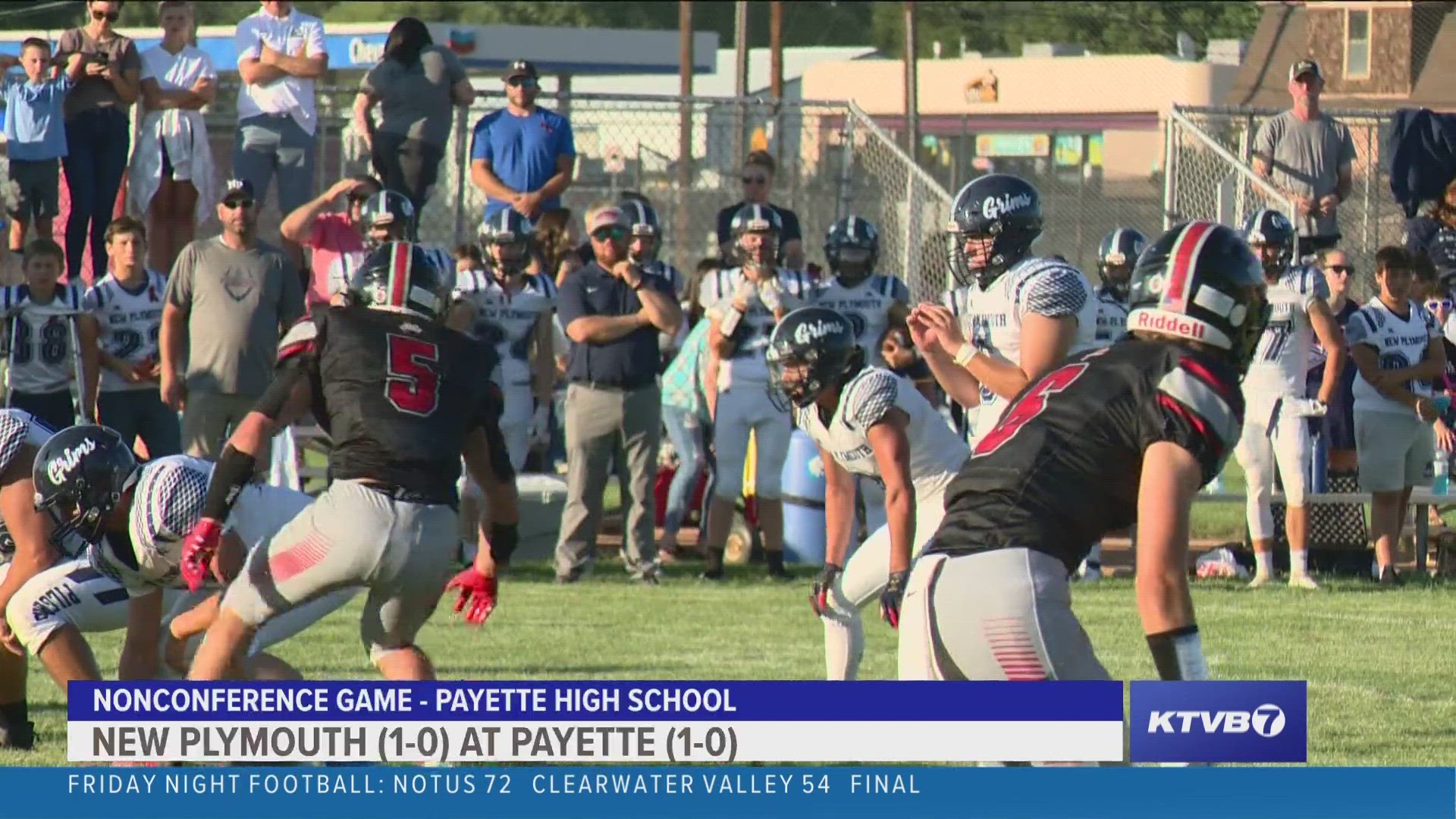 The New Plymouth Pilgrims beat the Payette Pirates 41-14.