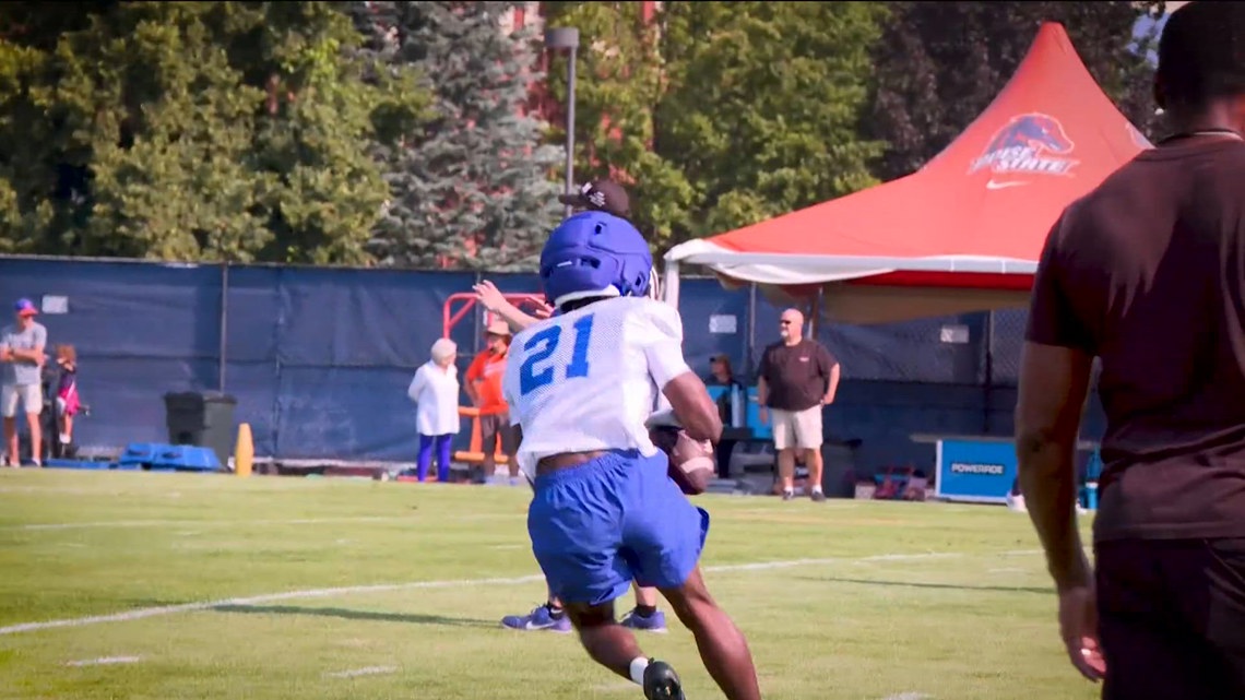 Boise State Broncos showcase speed at receiver | ktvb.com