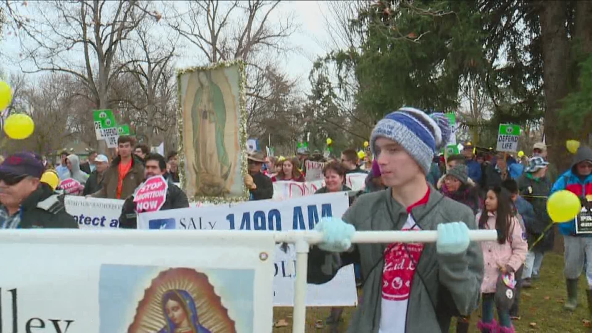The March made its way from Julia Davis Park to the Statehouse on Saturday.