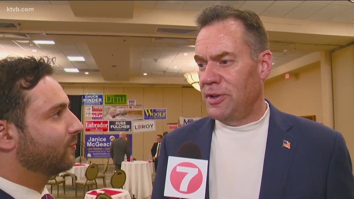 Russ Fulcher reacts to winning GOP primary for Idaho's 1st ...