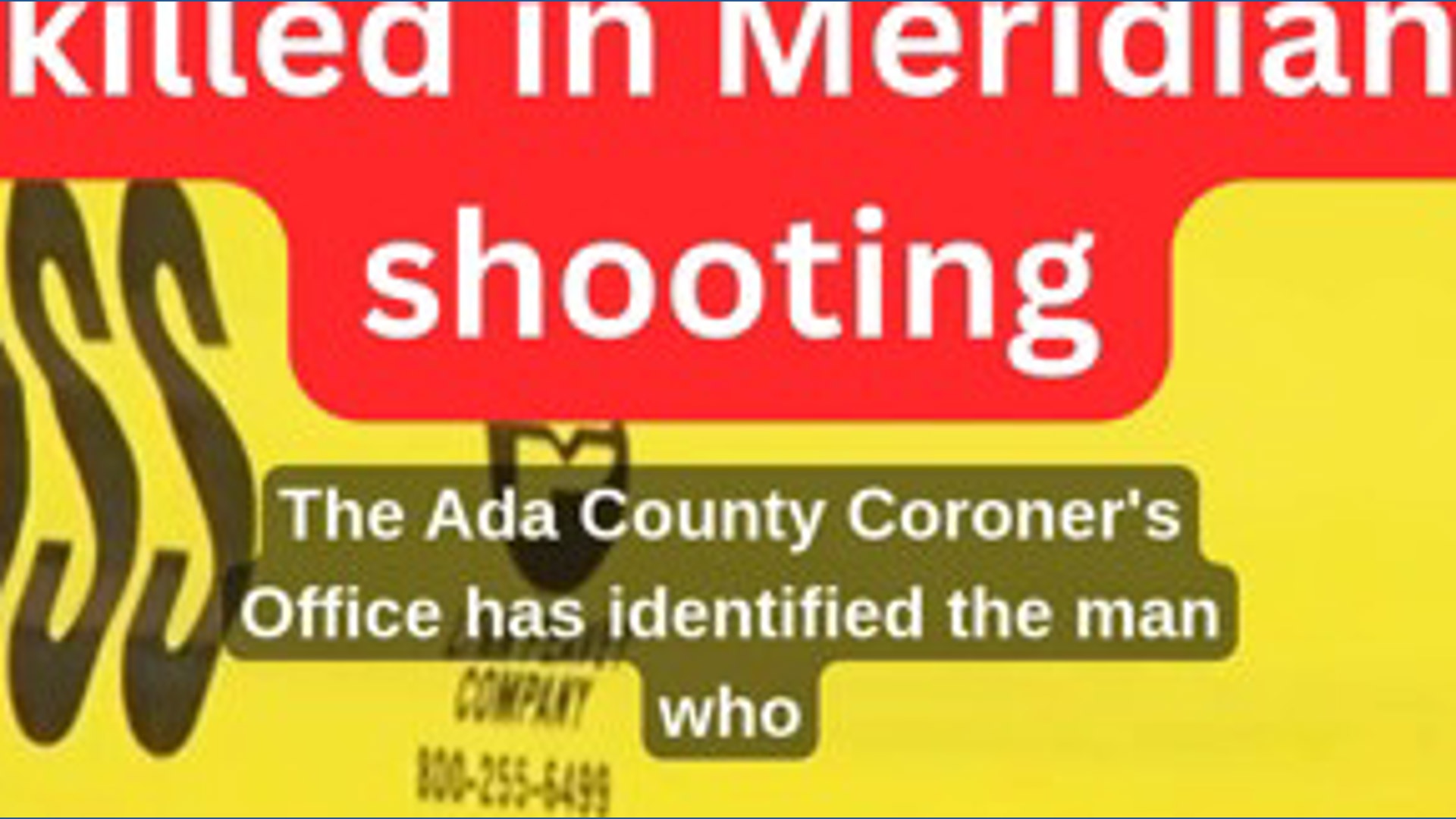 Man killed in Meridian road-rage shooting identified by coroner | ktvb.com