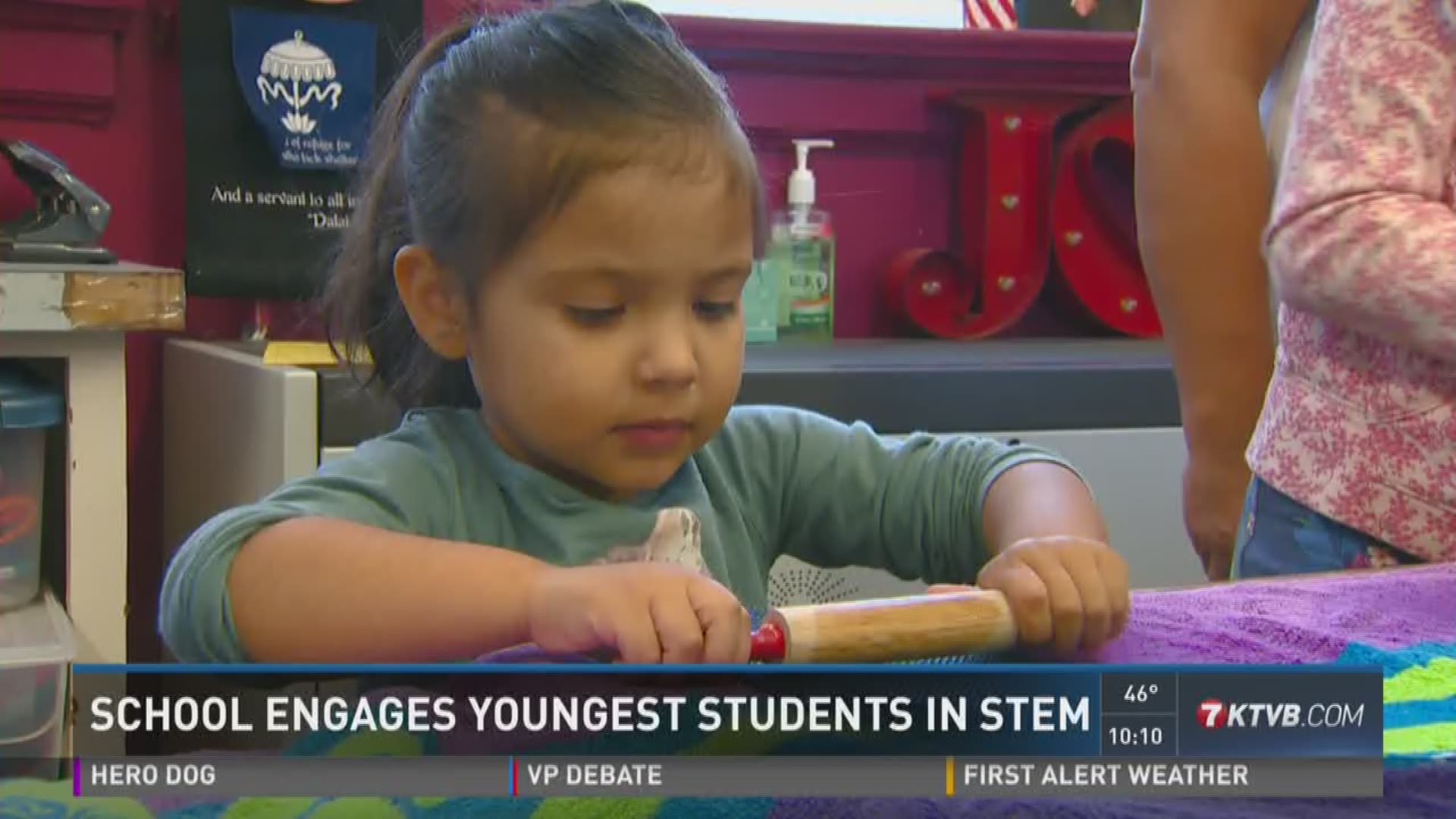 School engages youngest students in STEM.