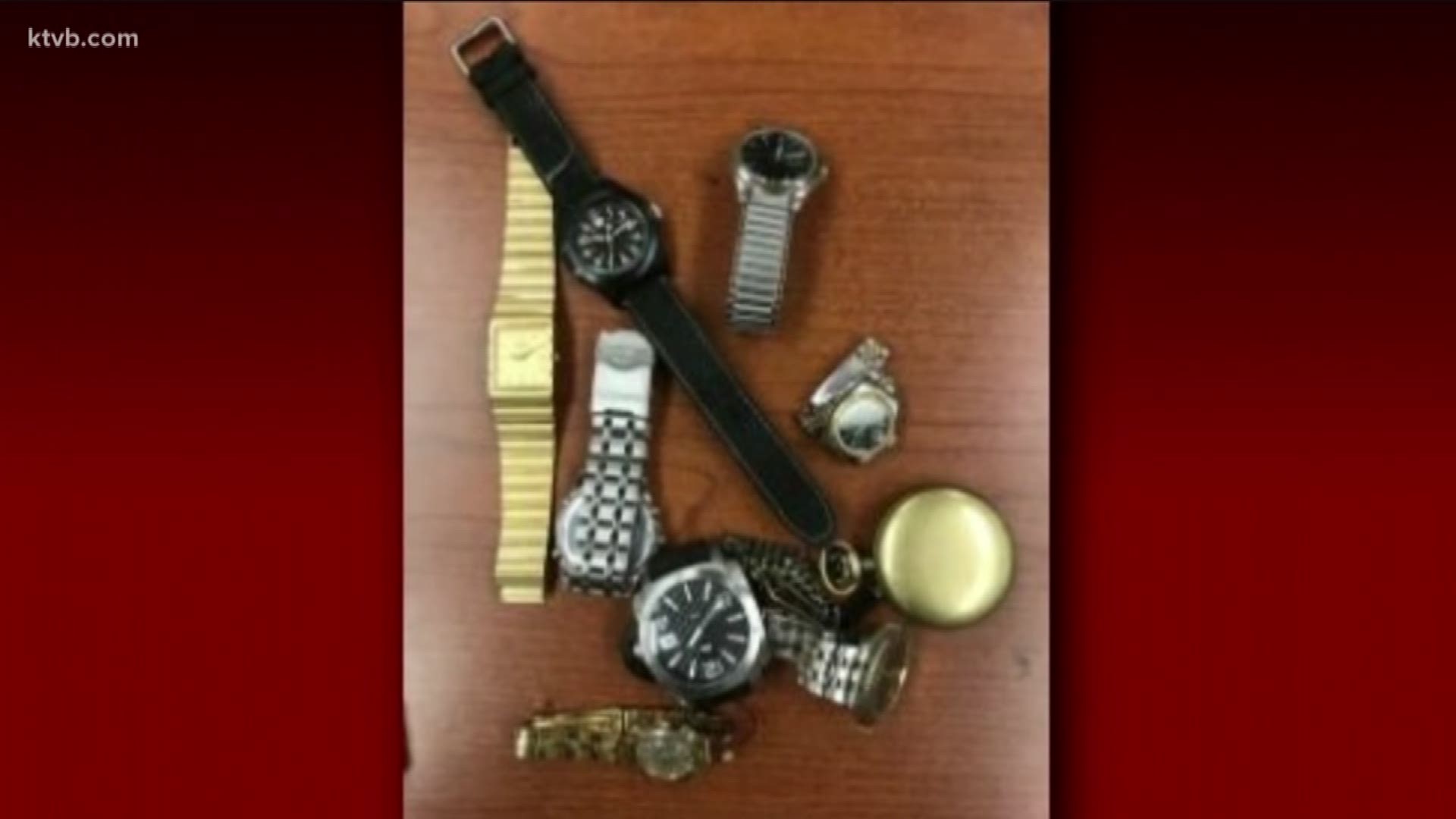 After police arrested a suspect in connection to a burglary, they quickly found dozens of stolen items in his home.