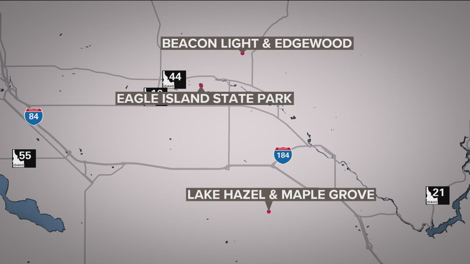 The Eagle Police Department said break-ins happened over a couple of days. A group of thieves watched the homes from a field and waited until the homeowners left.