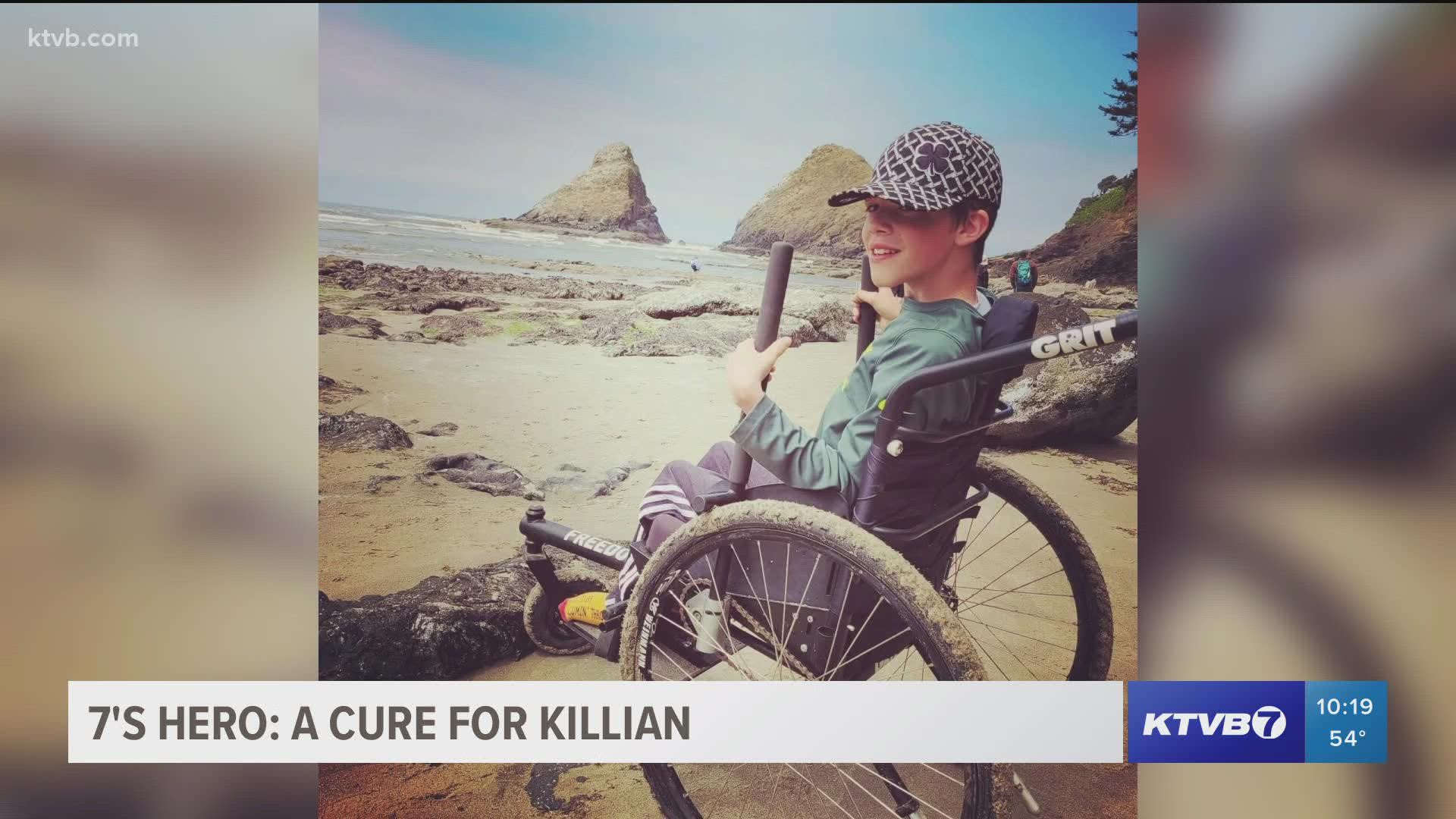 13-year-old Killian McCarty has a rare form of leukodystrophy. He's a constant inspiration to his mom, who is raising awareness to find a treatment and cure.