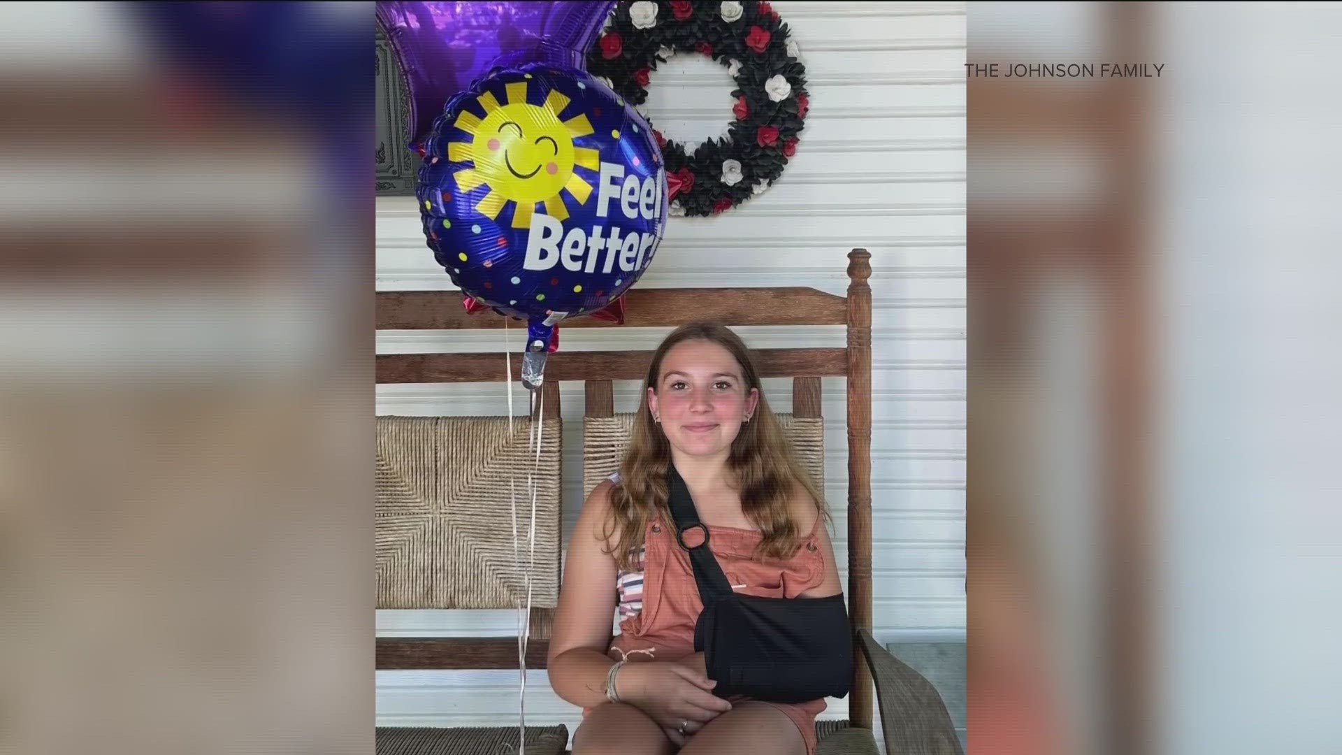 Taryn Johnson said her 13-year-old daughter Macayla is now recovering at home, and she is so grateful for the many heroes that came to their rescue that day.