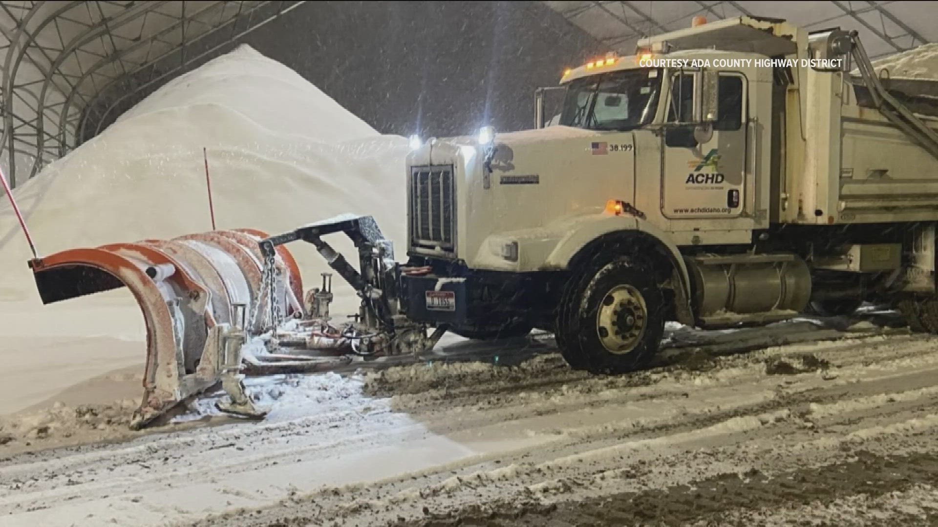 Ada County Highway District prepares for the severe weather nearing the Treasure Valley. Police caution drivers to practice winter weather driving patience.