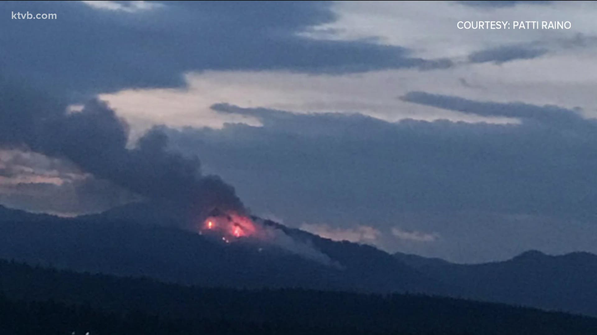 The Copeland Fire is burning north of Boulder Lake, and is believed to have started early Wednesday morning.