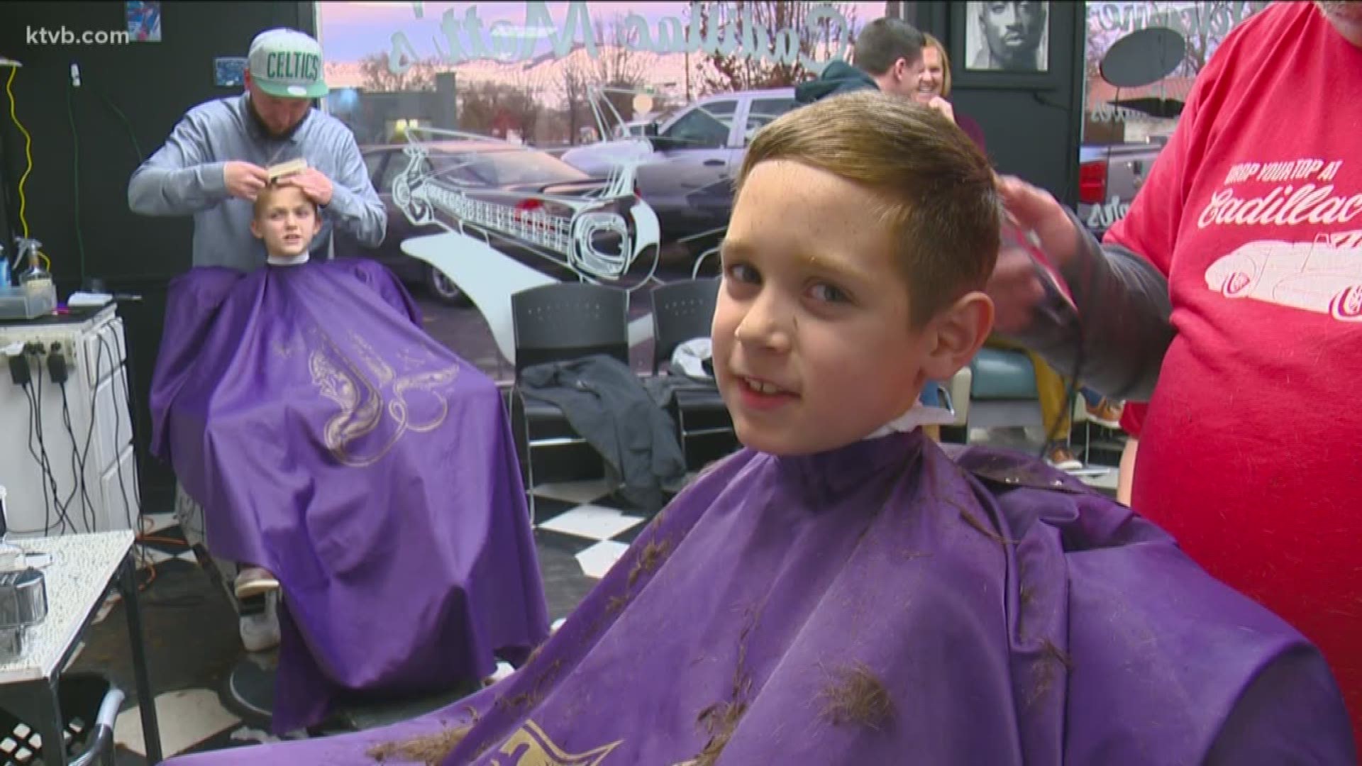 Local barbershop provides free haircuts for kids