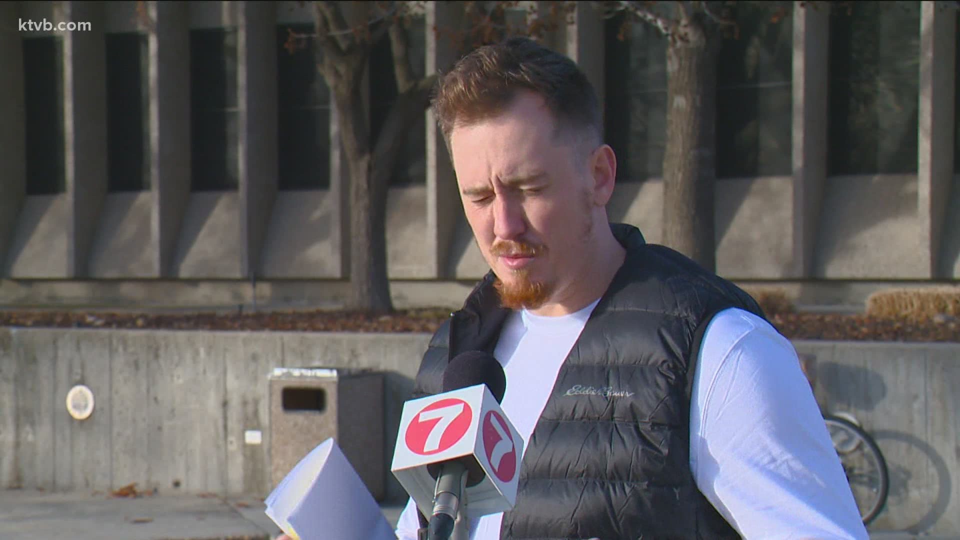Josiah Colt, an Idaho man who broke into the U.S. Capitol, spoke to KTVB after leaving the Ada County Jail.