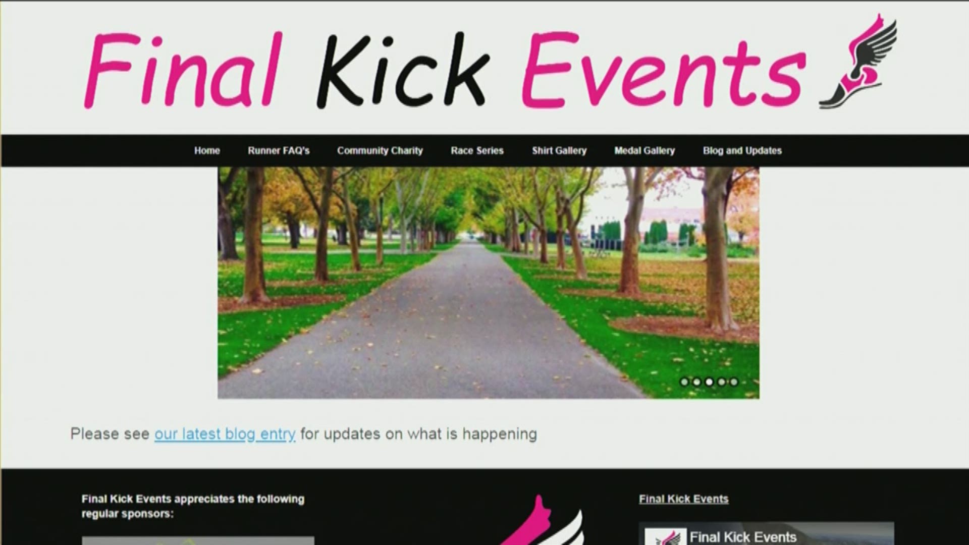 Final Kick hosted a variety of racing events.