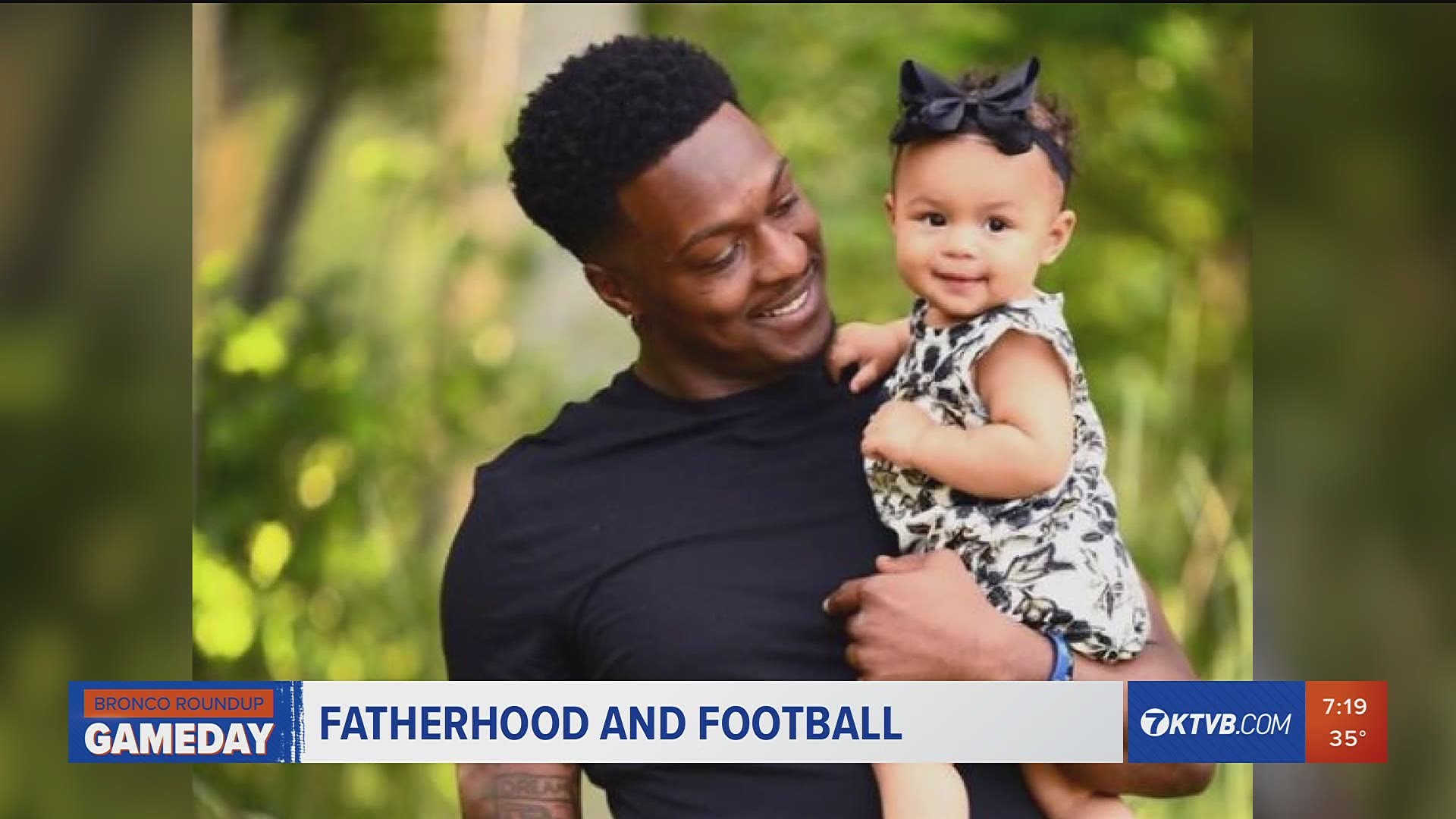 The star wide receiver has been playing some of his best football since he joined the program after he had his daughter last season.
